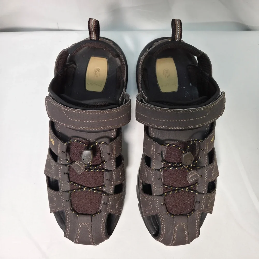 Teva Men's Forebay Water Sandal. Fisherman Shoe Turkish Coffee (Brown) | Size 9